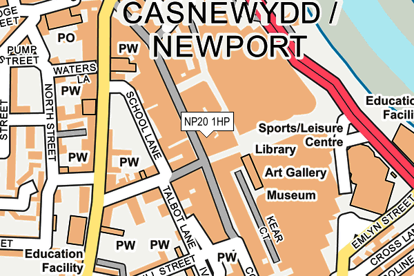 NP20 1HP map - OS OpenMap – Local (Ordnance Survey) NP20 1HP map - OS OpenMap – Local (Ordnance Survey)