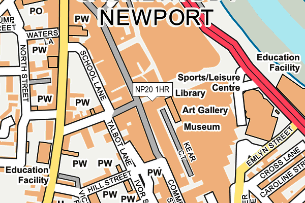 NP20 1HR map - OS OpenMap – Local (Ordnance Survey) NP20 1HR map - OS OpenMap – Local (Ordnance Survey)