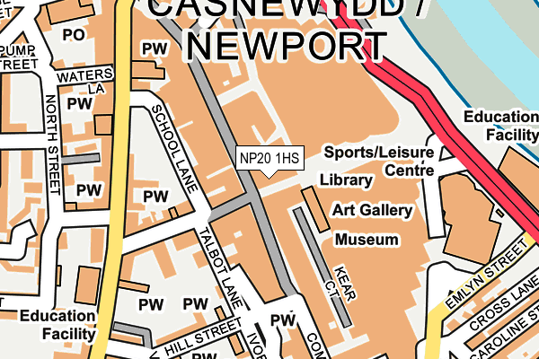 NP20 1HS map - OS OpenMap – Local (Ordnance Survey) NP20 1HS map - OS OpenMap – Local (Ordnance Survey)