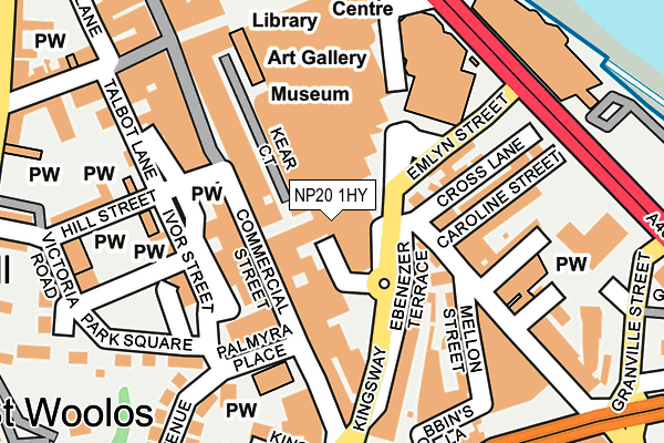 NP20 1HY map - OS OpenMap – Local (Ordnance Survey) NP20 1HY map - OS OpenMap – Local (Ordnance Survey)