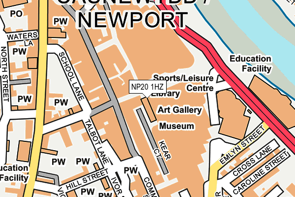 NP20 1HZ map - OS OpenMap – Local (Ordnance Survey) NP20 1HZ map - OS OpenMap – Local (Ordnance Survey)