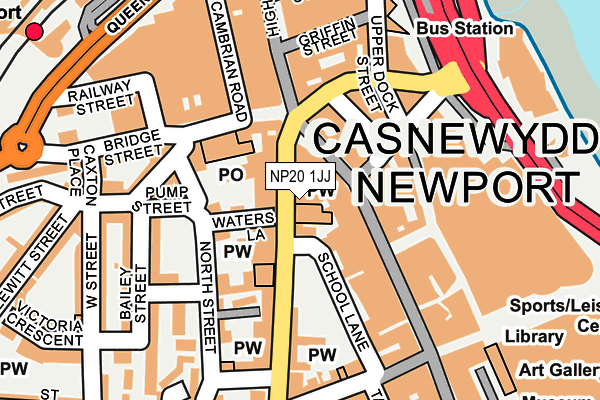 NP20 1JJ map - OS OpenMap – Local (Ordnance Survey) NP20 1JJ map - OS OpenMap – Local (Ordnance Survey)