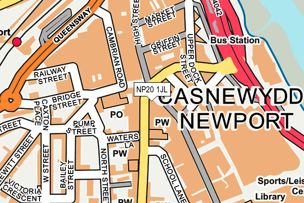 NP20 1JL map - OS OpenMap – Local (Ordnance Survey) NP20 1JL map - OS OpenMap – Local (Ordnance Survey)