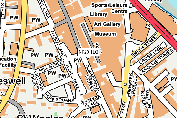 NP20 1LQ map - OS OpenMap – Local (Ordnance Survey) NP20 1LQ map - OS OpenMap – Local (Ordnance Survey)