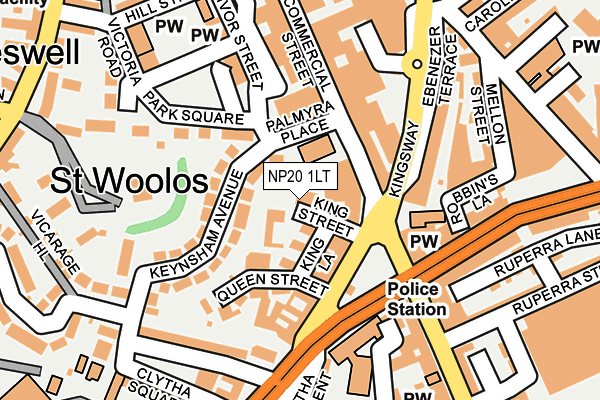 NP20 1LT map - OS OpenMap – Local (Ordnance Survey) NP20 1LT map - OS OpenMap – Local (Ordnance Survey)