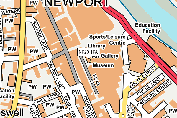 NP20 1PA map - OS OpenMap – Local (Ordnance Survey) NP20 1PA map - OS OpenMap – Local (Ordnance Survey)
