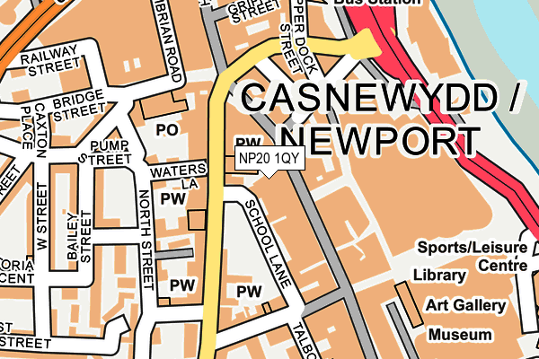 NP20 1QY map - OS OpenMap – Local (Ordnance Survey) NP20 1QY map - OS OpenMap – Local (Ordnance Survey)
