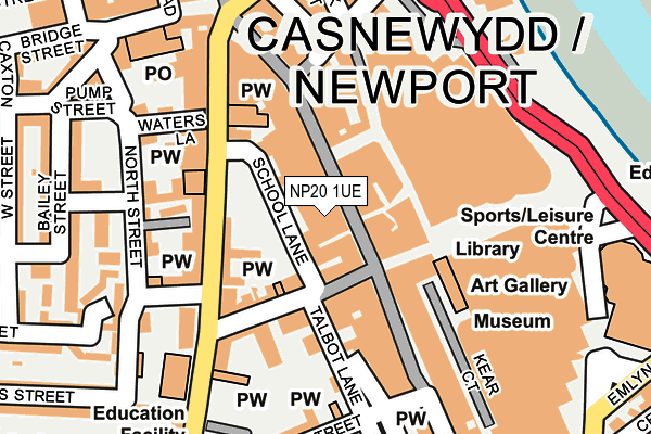 NP20 1UE map - OS OpenMap – Local (Ordnance Survey) NP20 1UE map - OS OpenMap – Local (Ordnance Survey)