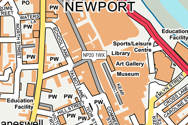 NP20 1WX map - OS OpenMap – Local (Ordnance Survey) NP20 1WX map - OS OpenMap – Local (Ordnance Survey)