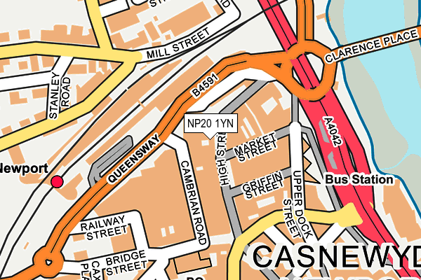 NP20 1YN map - OS OpenMap – Local (Ordnance Survey) NP20 1YN map - OS OpenMap – Local (Ordnance Survey)