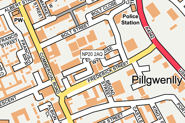 NP20 2AQ map - OS OpenMap – Local (Ordnance Survey) NP20 2AQ map - OS OpenMap – Local (Ordnance Survey)