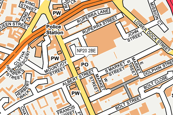 NP20 2BE map - OS OpenMap – Local (Ordnance Survey) NP20 2BE map - OS OpenMap – Local (Ordnance Survey)