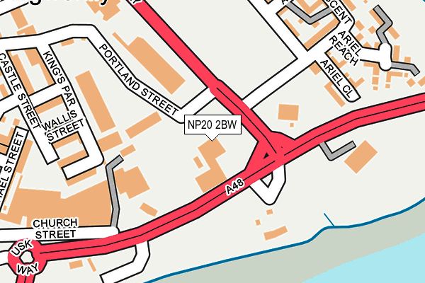 NP20 2BW map - OS OpenMap – Local (Ordnance Survey) NP20 2BW map - OS OpenMap – Local (Ordnance Survey)