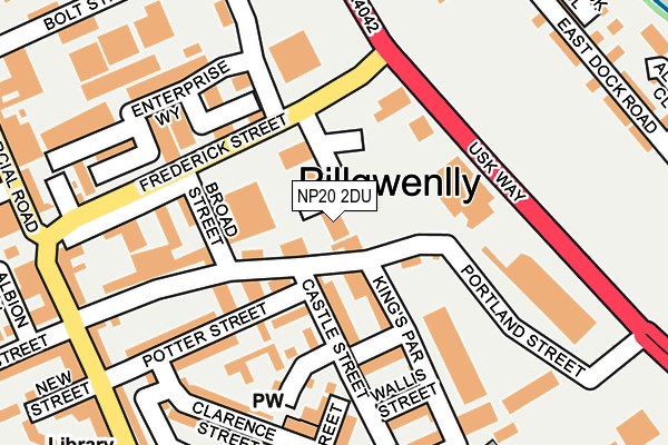 NP20 2DU map - OS OpenMap – Local (Ordnance Survey) NP20 2DU map - OS OpenMap – Local (Ordnance Survey)