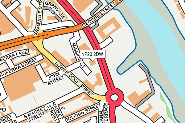 NP20 2DW map - OS OpenMap – Local (Ordnance Survey) NP20 2DW map - OS OpenMap – Local (Ordnance Survey)