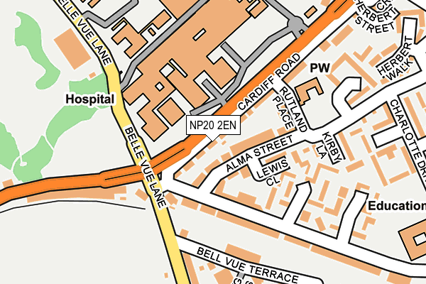 NP20 2EN map - OS OpenMap – Local (Ordnance Survey) NP20 2EN map - OS OpenMap – Local (Ordnance Survey)