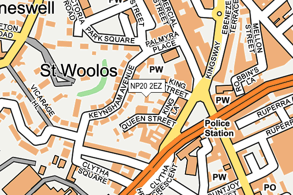 NP20 2EZ map - OS OpenMap – Local (Ordnance Survey) NP20 2EZ map - OS OpenMap – Local (Ordnance Survey)