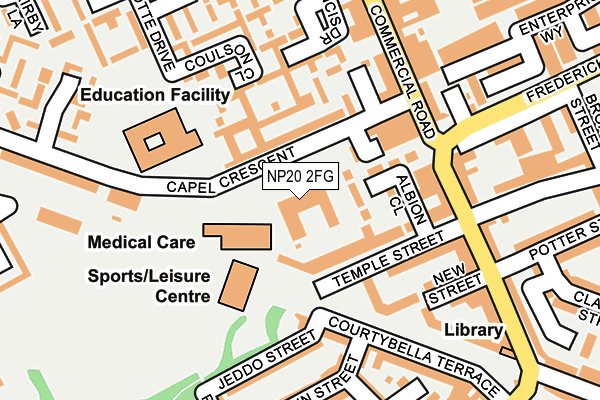 NP20 2FG map - OS OpenMap – Local (Ordnance Survey) NP20 2FG map - OS OpenMap – Local (Ordnance Survey)