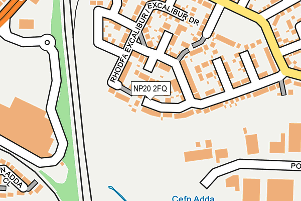 NP20 2FQ map - OS OpenMap – Local (Ordnance Survey) NP20 2FQ map - OS OpenMap – Local (Ordnance Survey)