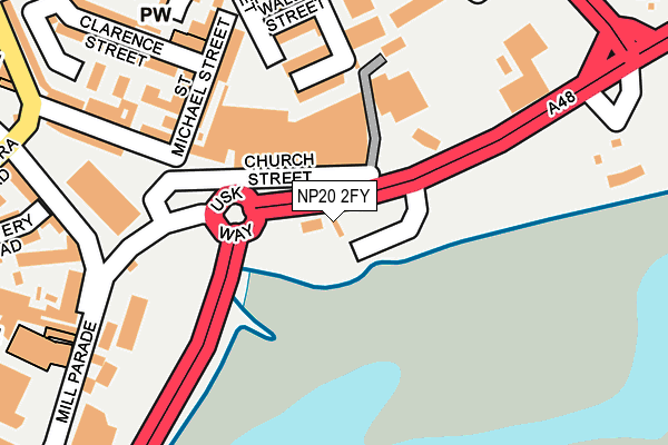 NP20 2FY map - OS OpenMap – Local (Ordnance Survey) NP20 2FY map - OS OpenMap – Local (Ordnance Survey)