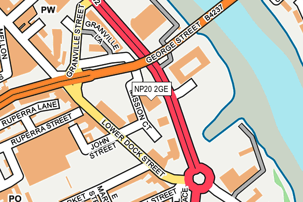 NP20 2GE map - OS OpenMap – Local (Ordnance Survey) NP20 2GE map - OS OpenMap – Local (Ordnance Survey)