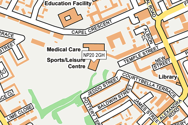 NP20 2GH map - OS OpenMap – Local (Ordnance Survey) NP20 2GH map - OS OpenMap – Local (Ordnance Survey)