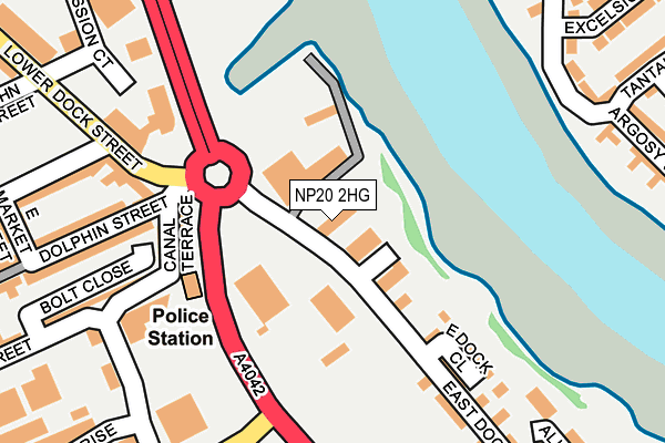 NP20 2HG map - OS OpenMap – Local (Ordnance Survey) NP20 2HG map - OS OpenMap – Local (Ordnance Survey)