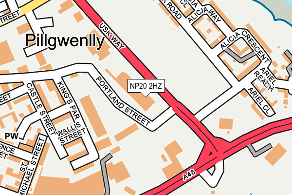 NP20 2HZ map - OS OpenMap – Local (Ordnance Survey) NP20 2HZ map - OS OpenMap – Local (Ordnance Survey)