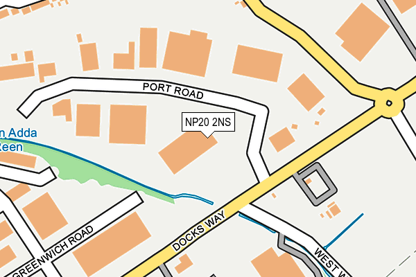 NP20 2NS map - OS OpenMap – Local (Ordnance Survey) NP20 2NS map - OS OpenMap – Local (Ordnance Survey)