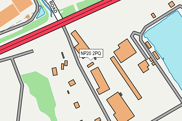 NP20 2PQ map - OS OpenMap – Local (Ordnance Survey) NP20 2PQ map - OS OpenMap – Local (Ordnance Survey)