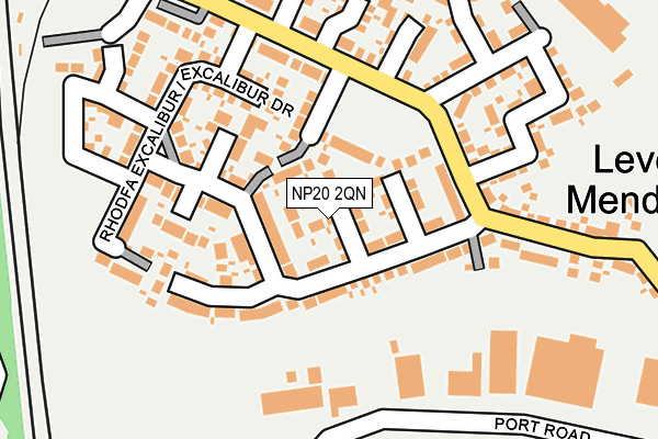 NP20 2QN map - OS OpenMap – Local (Ordnance Survey) NP20 2QN map - OS OpenMap – Local (Ordnance Survey)