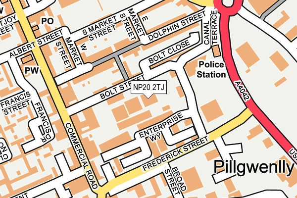 NP20 2TJ map - OS OpenMap – Local (Ordnance Survey) NP20 2TJ map - OS OpenMap – Local (Ordnance Survey)