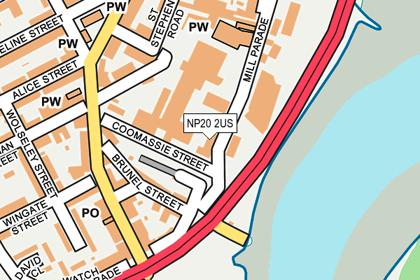 NP20 2US map - OS OpenMap – Local (Ordnance Survey) NP20 2US map - OS OpenMap – Local (Ordnance Survey)