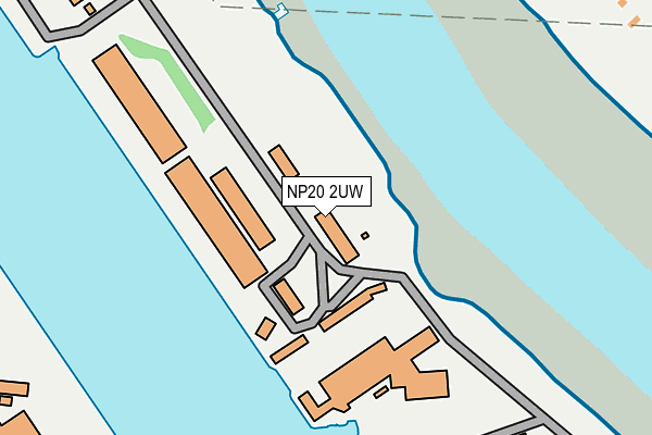 NP20 2UW map - OS OpenMap – Local (Ordnance Survey) NP20 2UW map - OS OpenMap – Local (Ordnance Survey)