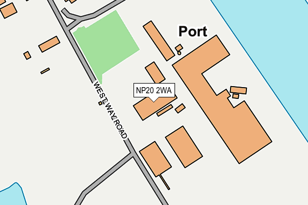 NP20 2WA map - OS OpenMap – Local (Ordnance Survey) NP20 2WA map - OS OpenMap – Local (Ordnance Survey)