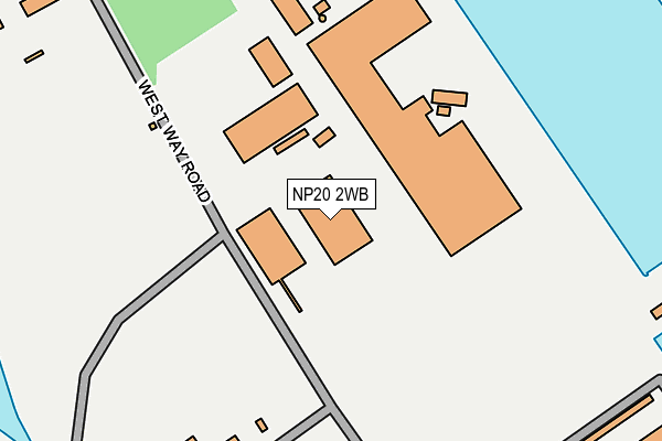 NP20 2WB map - OS OpenMap – Local (Ordnance Survey) NP20 2WB map - OS OpenMap – Local (Ordnance Survey)