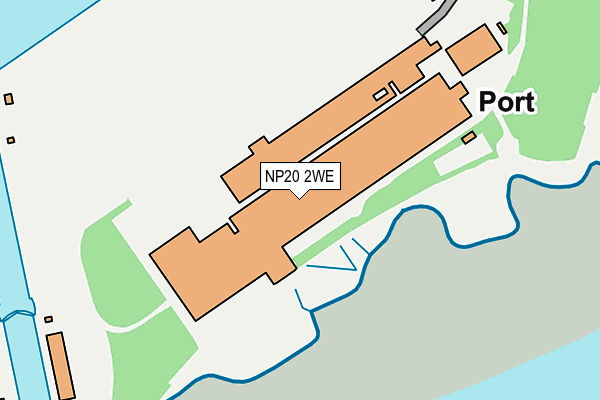 NP20 2WE map - OS OpenMap – Local (Ordnance Survey) NP20 2WE map - OS OpenMap – Local (Ordnance Survey)