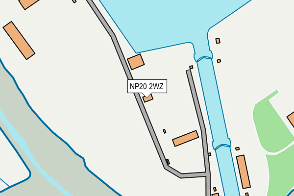 NP20 2WZ map - OS OpenMap – Local (Ordnance Survey) NP20 2WZ map - OS OpenMap – Local (Ordnance Survey)