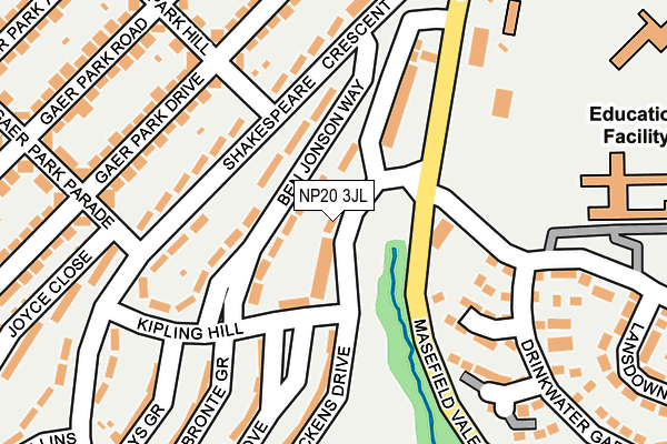 NP20 3JL map - OS OpenMap – Local (Ordnance Survey) NP20 3JL map - OS OpenMap – Local (Ordnance Survey)