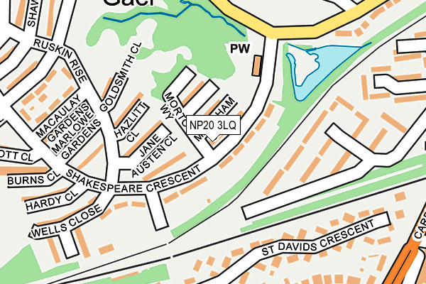 NP20 3LQ map - OS OpenMap – Local (Ordnance Survey) NP20 3LQ map - OS OpenMap – Local (Ordnance Survey)