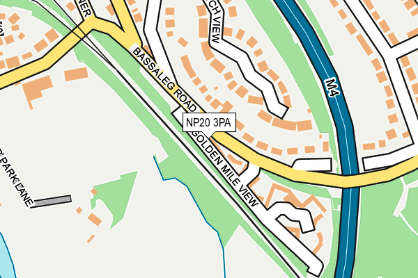 NP20 3PA map - OS OpenMap – Local (Ordnance Survey) NP20 3PA map - OS OpenMap – Local (Ordnance Survey)