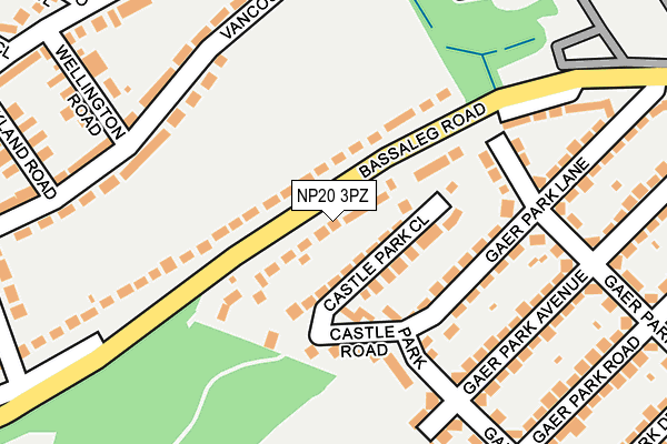 NP20 3PZ map - OS OpenMap – Local (Ordnance Survey) NP20 3PZ map - OS OpenMap – Local (Ordnance Survey)