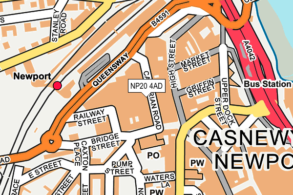 NP20 4AD map - OS OpenMap – Local (Ordnance Survey) NP20 4AD map - OS OpenMap – Local (Ordnance Survey)
