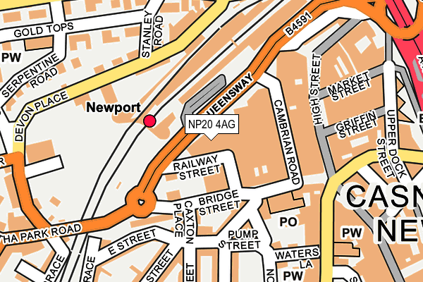 NP20 4AG map - OS OpenMap – Local (Ordnance Survey) NP20 4AG map - OS OpenMap – Local (Ordnance Survey)