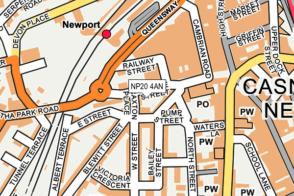 NP20 4AN map - OS OpenMap – Local (Ordnance Survey) NP20 4AN map - OS OpenMap – Local (Ordnance Survey)