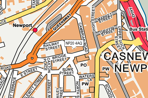 NP20 4AQ map - OS OpenMap – Local (Ordnance Survey) NP20 4AQ map - OS OpenMap – Local (Ordnance Survey)