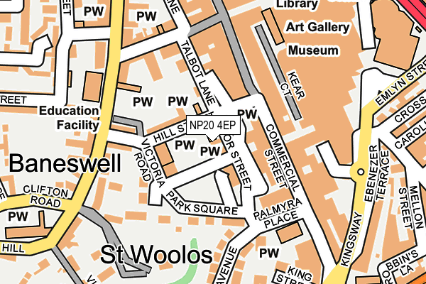 NP20 4EP map - OS OpenMap – Local (Ordnance Survey) NP20 4EP map - OS OpenMap – Local (Ordnance Survey)