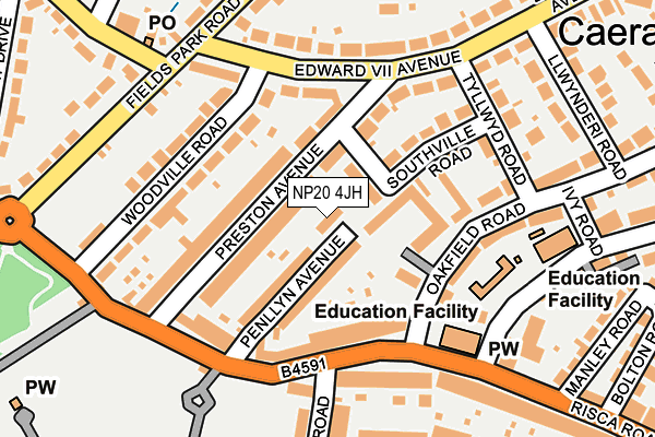 NP20 4JH map - OS OpenMap – Local (Ordnance Survey) NP20 4JH map - OS OpenMap – Local (Ordnance Survey)