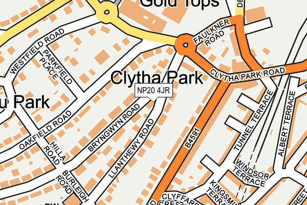 NP20 4JR map - OS OpenMap – Local (Ordnance Survey) NP20 4JR map - OS OpenMap – Local (Ordnance Survey)