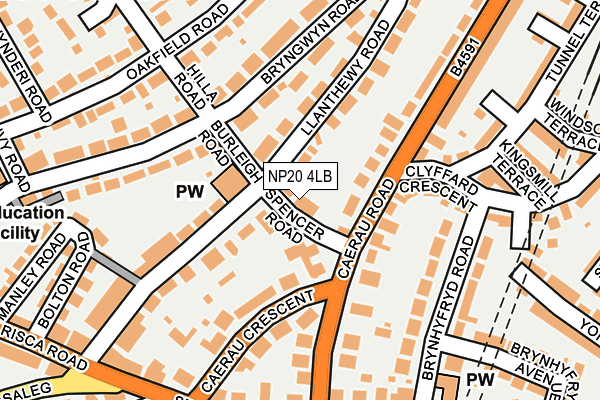 NP20 4LB map - OS OpenMap – Local (Ordnance Survey) NP20 4LB map - OS OpenMap – Local (Ordnance Survey)